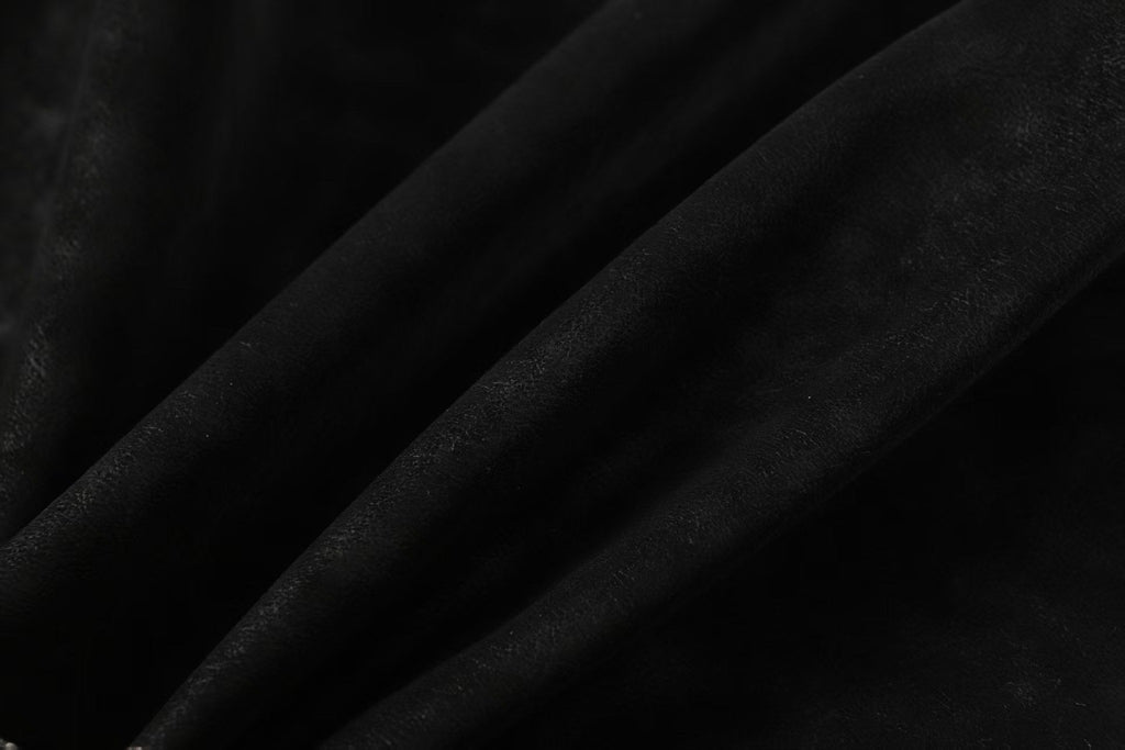 Chrome-Hearts Horseshoe Cross Jacket - Black Street Embroidered Coat 8800